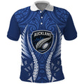 Auckland 2026 Rugby Custom Polo Shirt NZ Maori Silver Fern