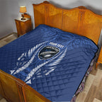 Auckland 2026 Rugby Custom Quilt NZ Maori Silver Fern