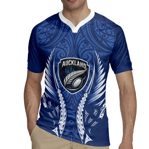 Auckland 2026 Rugby Custom Rugby Jersey NZ Maori Silver Fern