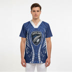 Auckland 2026 Rugby Custom Scrub Top NZ Maori Silver Fern