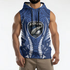 Auckland 2026 Rugby Custom Sleeveless Hoodie NZ Maori Silver Fern