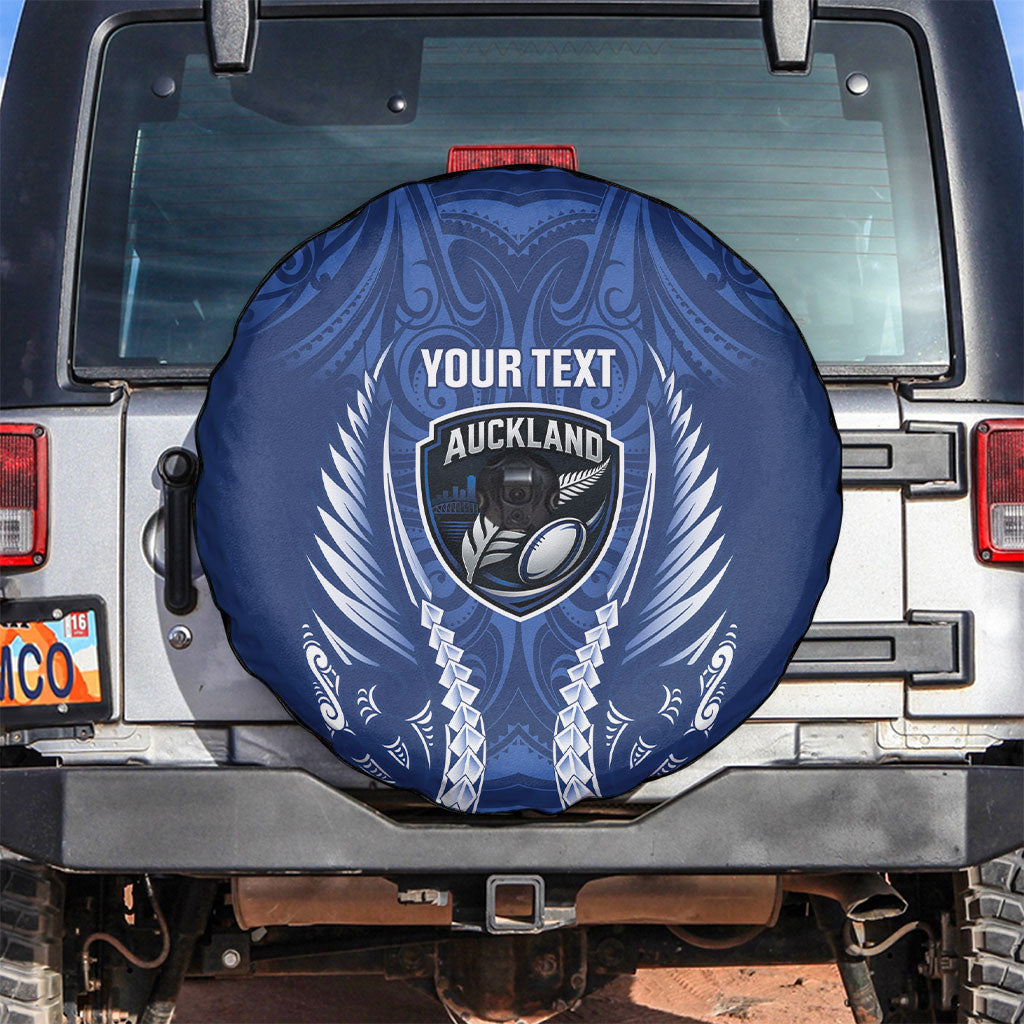 Auckland 2026 Rugby Custom Spare Tire Cover NZ Maori Silver Fern
