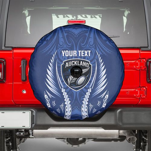 Auckland 2026 Rugby Custom Spare Tire Cover NZ Maori Silver Fern