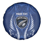 Auckland 2026 Rugby Custom Spare Tire Cover NZ Maori Silver Fern