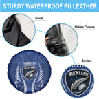Auckland 2026 Rugby Custom Spare Tire Cover NZ Maori Silver Fern