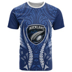 Auckland 2026 Rugby Custom T Shirt NZ Maori Silver Fern
