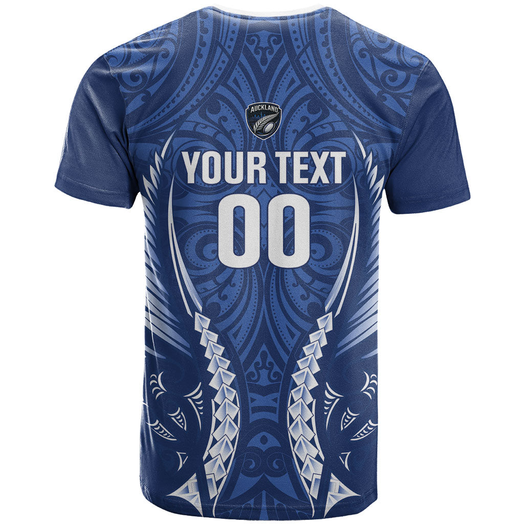 Auckland 2026 Rugby Custom T Shirt NZ Maori Silver Fern
