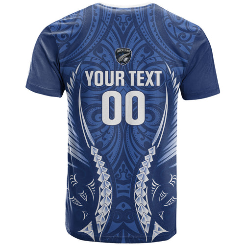 Auckland 2026 Rugby Custom T Shirt NZ Maori Silver Fern