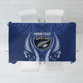Auckland 2026 Rugby Custom Tablecloth NZ Maori Silver Fern