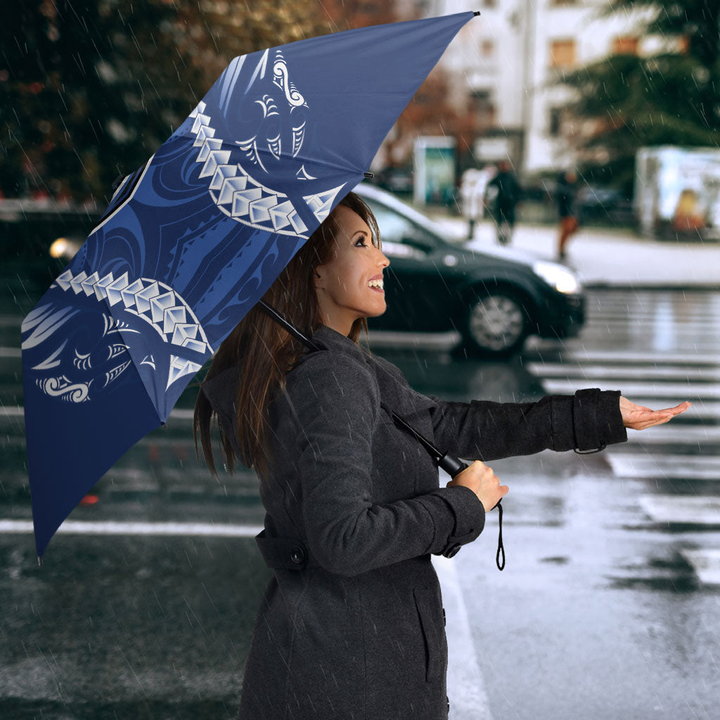 Auckland 2026 Rugby Custom Umbrella NZ Maori Silver Fern