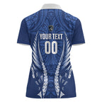 Auckland 2026 Rugby Custom Women Polo Shirt NZ Maori Silver Fern