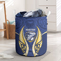 Bay of Plenty 2026 Rugby Custom Laundry Basket NZ Maori Silver Fern