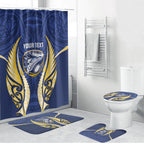 Bay of Plenty 2026 Rugby Custom Bathroom Set NZ Maori Silver Fern