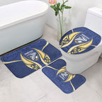 Bay of Plenty 2026 Rugby Custom Bathroom Set NZ Maori Silver Fern
