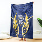 Bay of Plenty 2026 Rugby Custom Blanket NZ Maori Silver Fern
