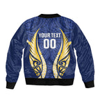 Bay of Plenty 2026 Rugby Custom Bomber Jacket NZ Maori Silver Fern