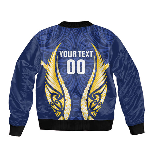 Bay of Plenty 2026 Rugby Custom Bomber Jacket NZ Maori Silver Fern
