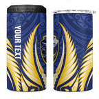 Bay of Plenty 2026 Rugby Custom 4 in 1 Can Cooler Tumbler NZ Maori Silver Fern