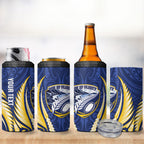 Bay of Plenty 2026 Rugby Custom 4 in 1 Can Cooler Tumbler NZ Maori Silver Fern