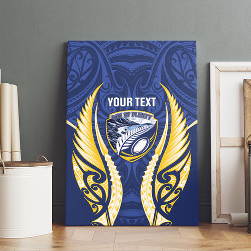 Bay of Plenty 2026 Rugby Custom Canvas Wall Art NZ Maori Silver Fern