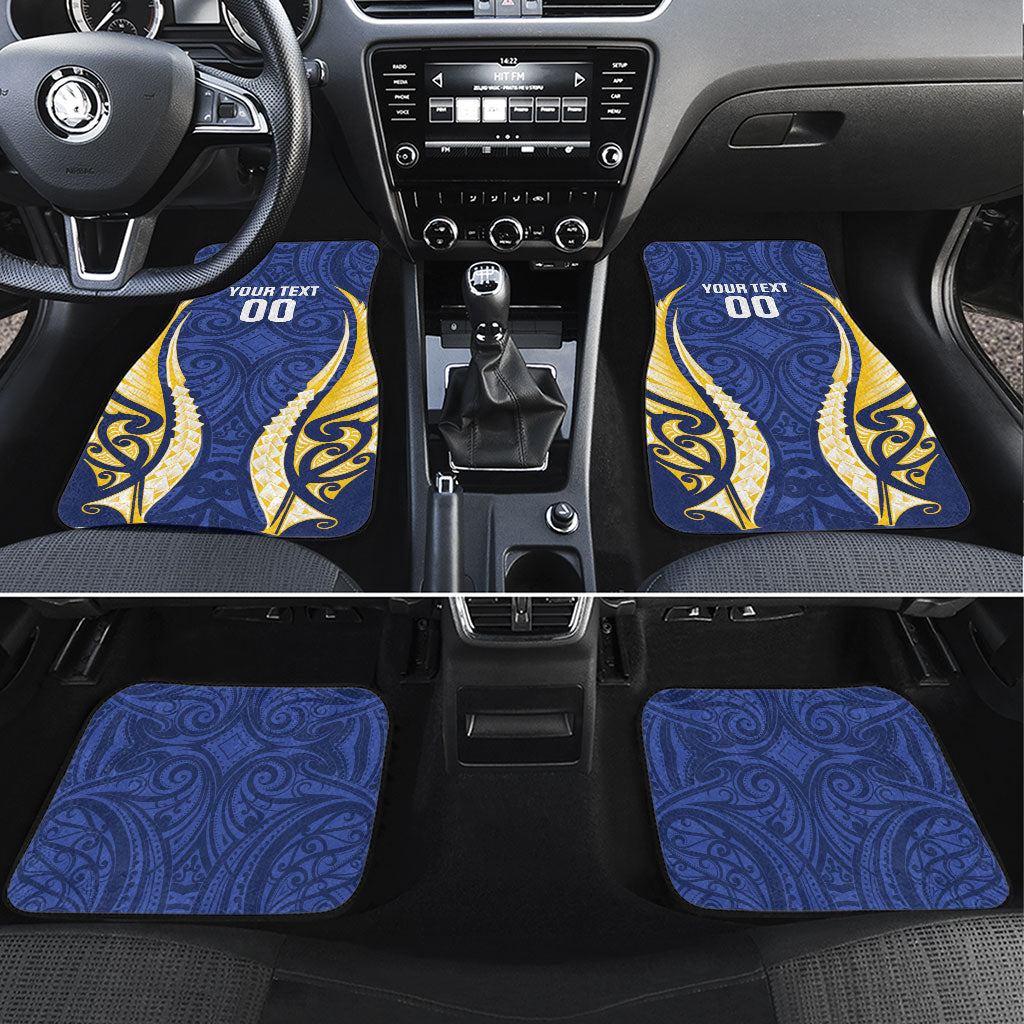 Bay of Plenty 2026 Rugby Custom Car Mats NZ Maori Silver Fern