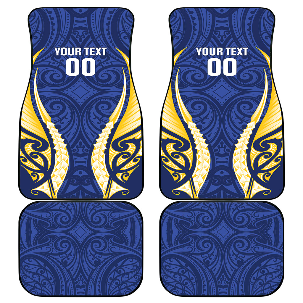 Bay of Plenty 2026 Rugby Custom Car Mats NZ Maori Silver Fern