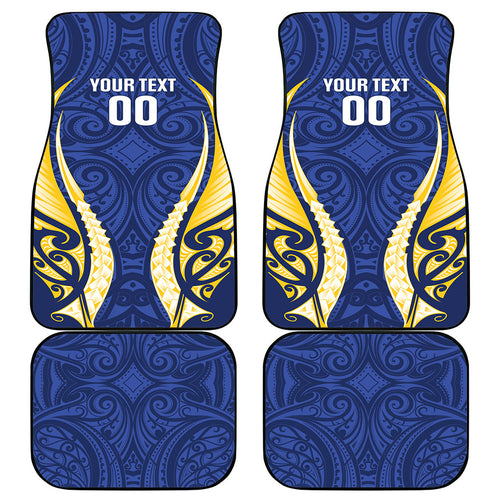 Bay of Plenty 2026 Rugby Custom Car Mats NZ Maori Silver Fern
