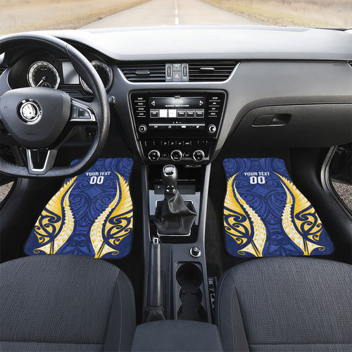 Bay of Plenty 2026 Rugby Custom Car Mats NZ Maori Silver Fern