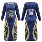Bay of Plenty 2026 Rugby Custom Couples Matching Long Sleeve Bodycon Dress and Long Sleeve Button Shirt NZ Maori Silver Fern LT14