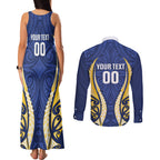 Bay of Plenty 2026 Rugby Custom Couples Matching Tank Maxi Dress and Long Sleeve Button Shirt NZ Maori Silver Fern