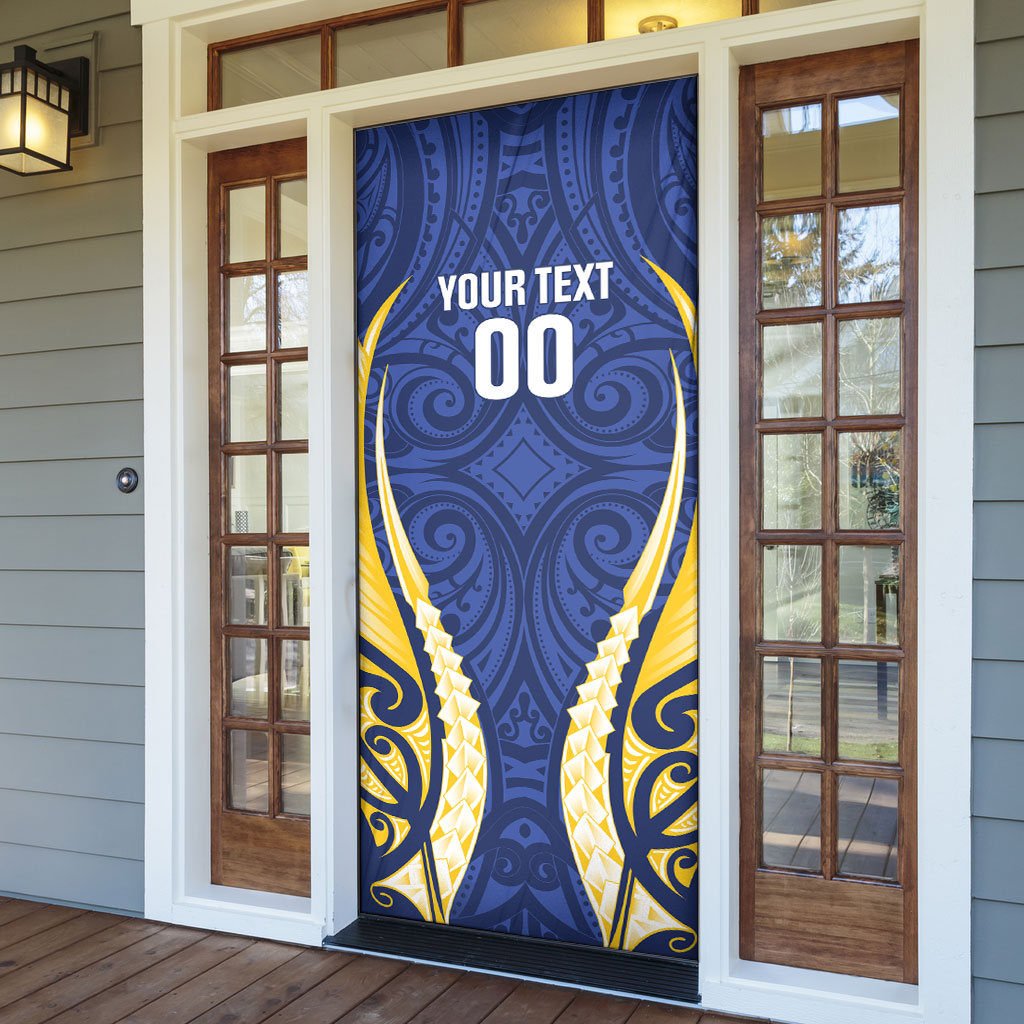 Bay of Plenty 2026 Rugby Custom Door Cover NZ Maori Silver Fern