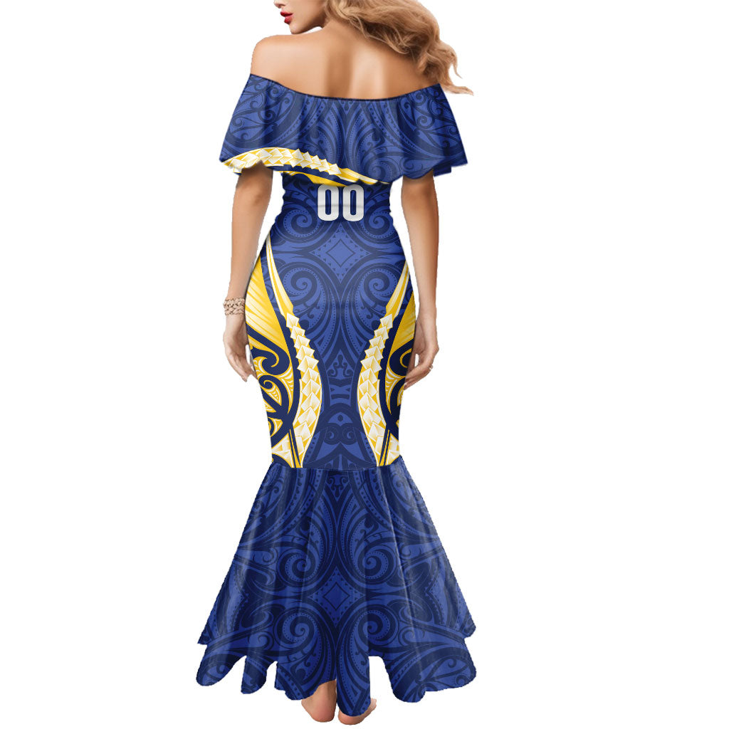 Bay of Plenty 2026 Rugby Custom Family Matching Mermaid Dress and Hawaiian Shirt NZ Maori Silver Fern