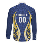 Bay of Plenty 2026 Rugby Custom Family Matching Off Shoulder Short Dress and Hawaiian Shirt NZ Maori Silver Fern