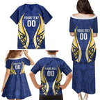 Bay of Plenty 2026 Rugby Custom Family Matching Puletasi and Hawaiian Shirt NZ Maori Silver Fern