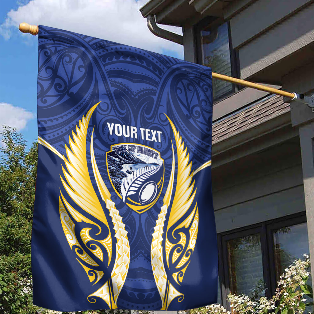 Bay of Plenty 2026 Rugby Custom Garden Flag NZ Maori Silver Fern