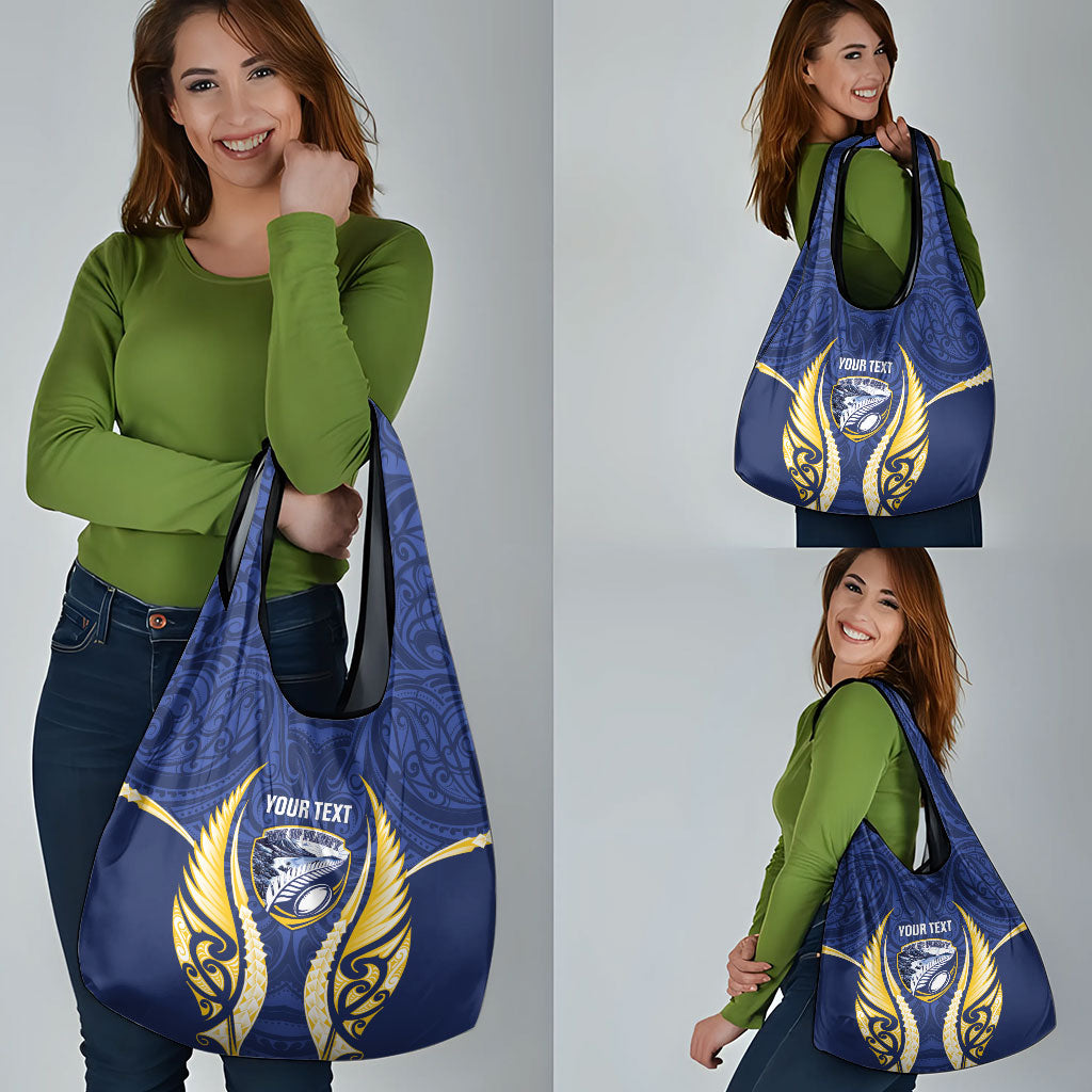 Bay of Plenty 2026 Rugby Custom Grocery Bag NZ Maori Silver Fern