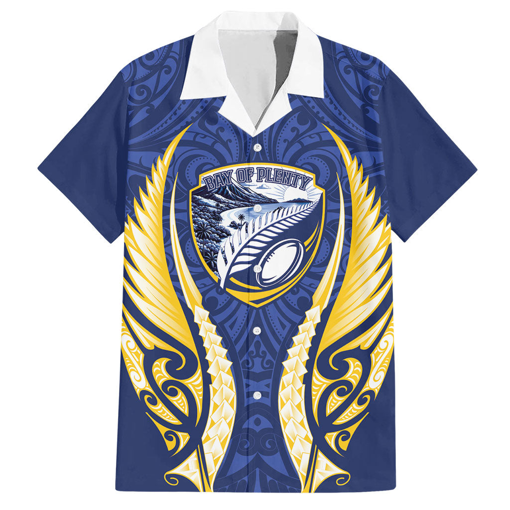 Bay of Plenty 2026 Rugby Custom Hawaiian Shirt NZ Maori Silver Fern