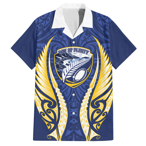 Bay of Plenty 2026 Rugby Custom Hawaiian Shirt NZ Maori Silver Fern