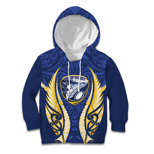 Bay of Plenty 2026 Rugby Custom Kid Hoodie NZ Maori Silver Fern