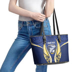 Bay of Plenty 2026 Rugby Custom Leather Tote Bag NZ Maori Silver Fern