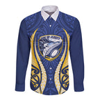 Bay of Plenty 2026 Rugby Custom Long Sleeve Button Shirt NZ Maori Silver Fern
