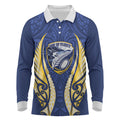 Bay of Plenty 2026 Rugby Custom Long Sleeve Polo Shirt NZ Maori Silver Fern