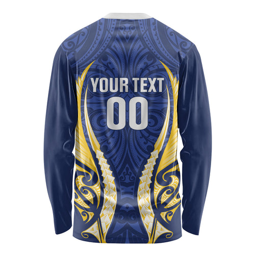 Bay of Plenty 2026 Rugby Custom Long Sleeve Shirt NZ Maori Silver Fern