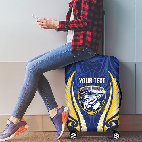 Bay of Plenty 2026 Rugby Custom Luggage Cover NZ Maori Silver Fern