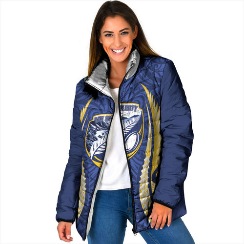 Bay of Plenty 2026 Rugby Custom Padded Jacket NZ Maori Silver Fern