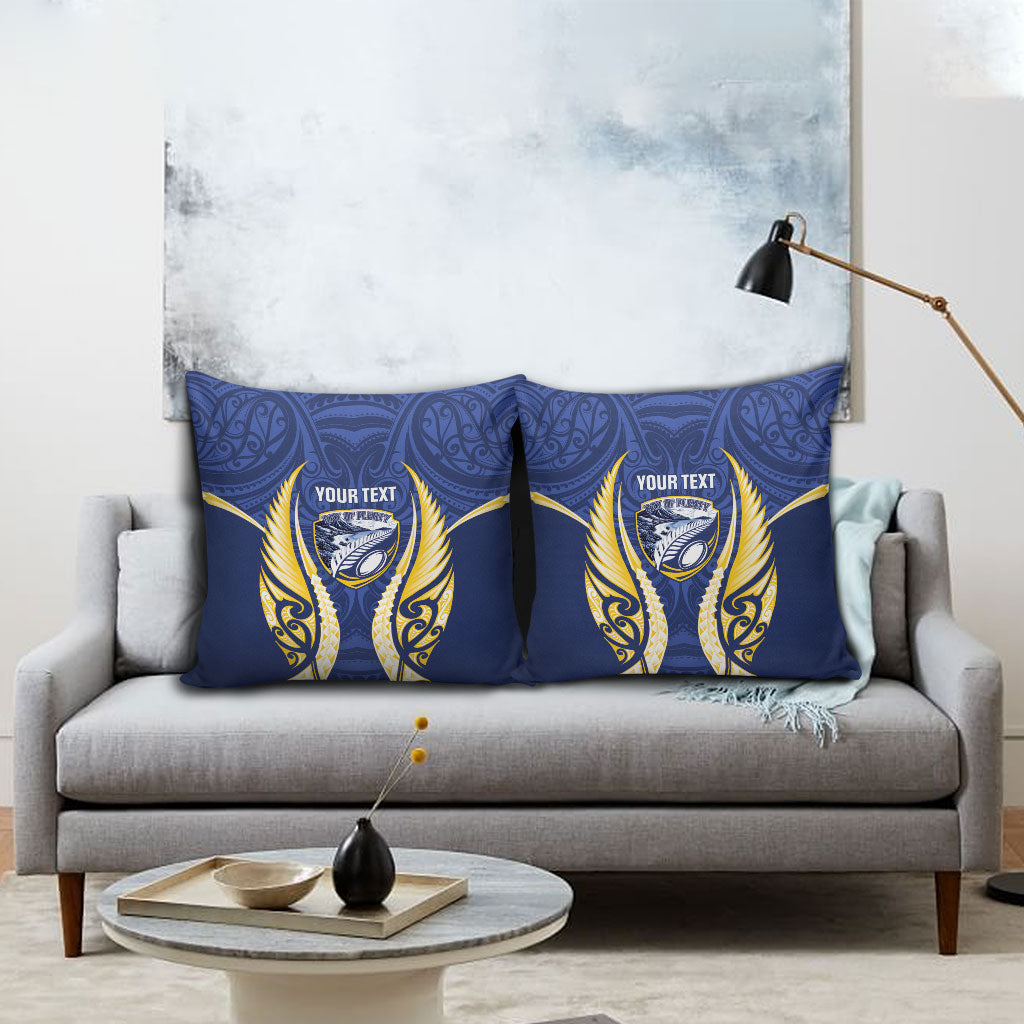Bay of Plenty 2026 Rugby Custom Pillow Cover NZ Maori Silver Fern