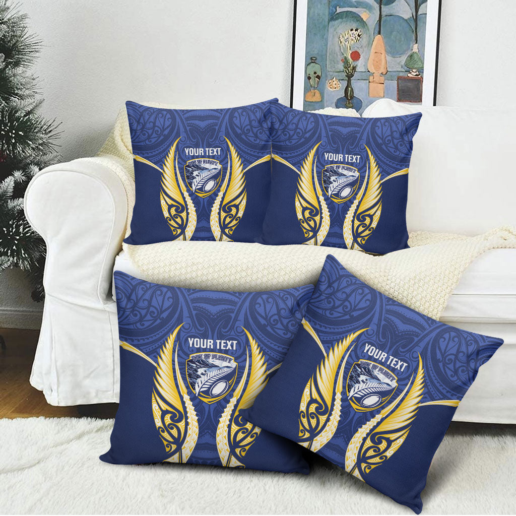 Bay of Plenty 2026 Rugby Custom Pillow Cover NZ Maori Silver Fern