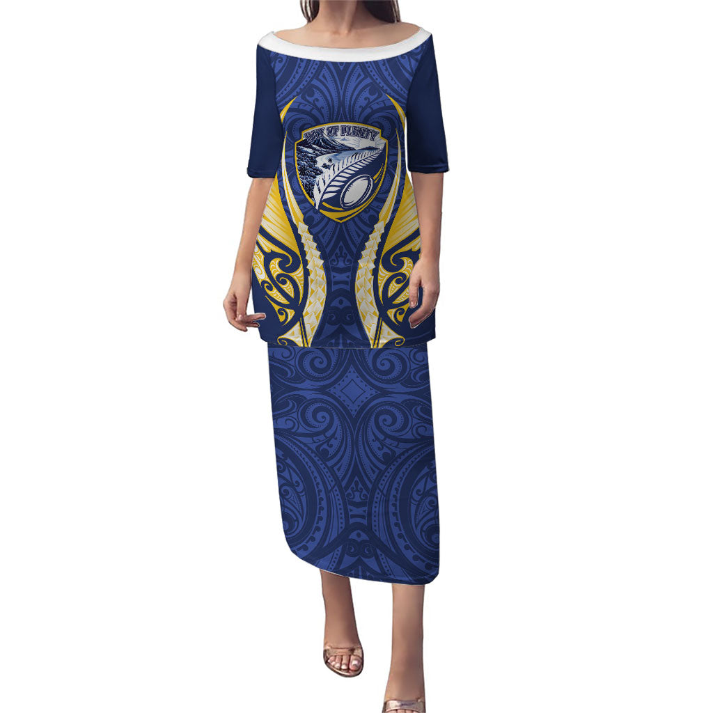 Bay of Plenty 2026 Rugby Custom Puletasi NZ Maori Silver Fern