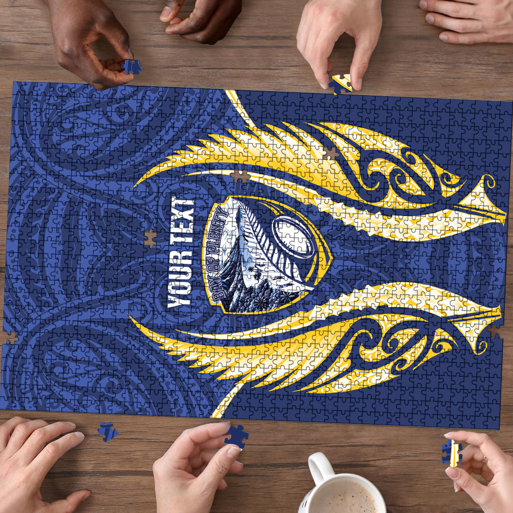 Bay of Plenty 2026 Rugby Custom Puzzle NZ Maori Silver Fern