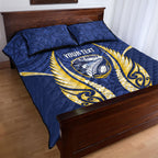 Bay of Plenty 2026 Rugby Custom Quilt Bed Set NZ Maori Silver Fern